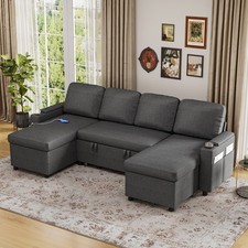 Corner Sofa Bed, L/U-Shaped