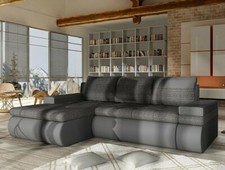 L-Shaped Corner Sofa Bed with