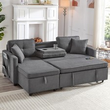 L-Shaped Corner Sofa Bed with
