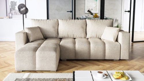 Shaped universal corner sofa - shaped,
