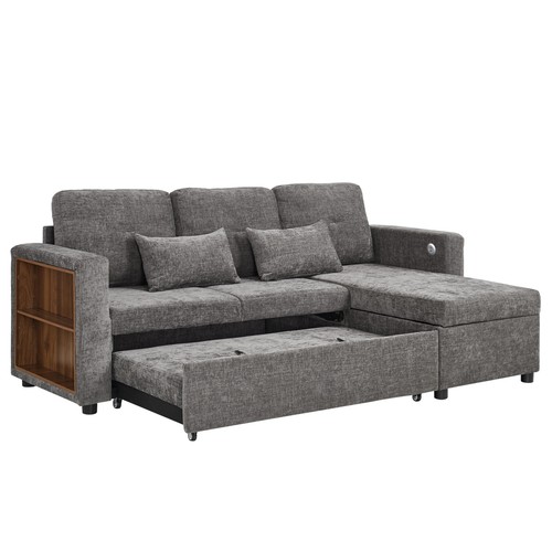 Shaped fabric sofa corner - shaped,