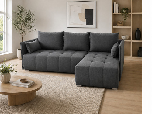 Corner sofa bed with - corner,