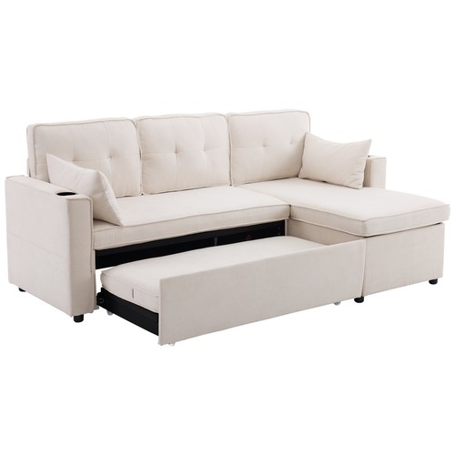 Shaped sofa bed - l,