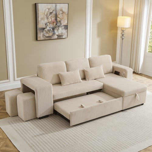 Corner sofa bed convertible - bed,
