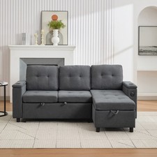 L-Shaped Sofa Bed 3 Seater