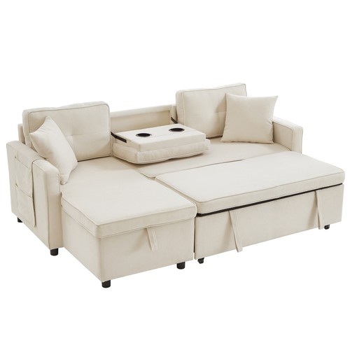 Shaped corner sofa bed - corner,