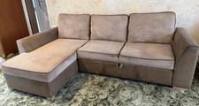 L-Shaped Corner Sofa Bed with